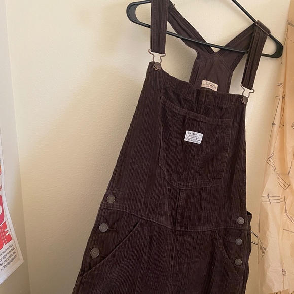Levi’s brown corduroy overalls - Picture 1 of 5